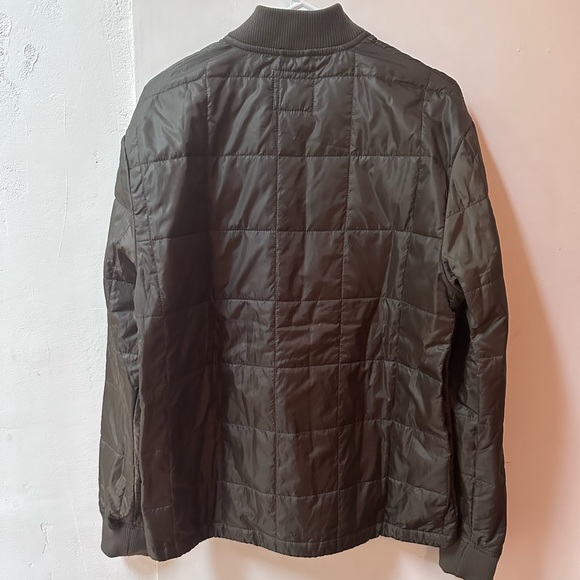 Iron & Resin Men’s quilted bomber jacket military green L - Picture 3 of 6